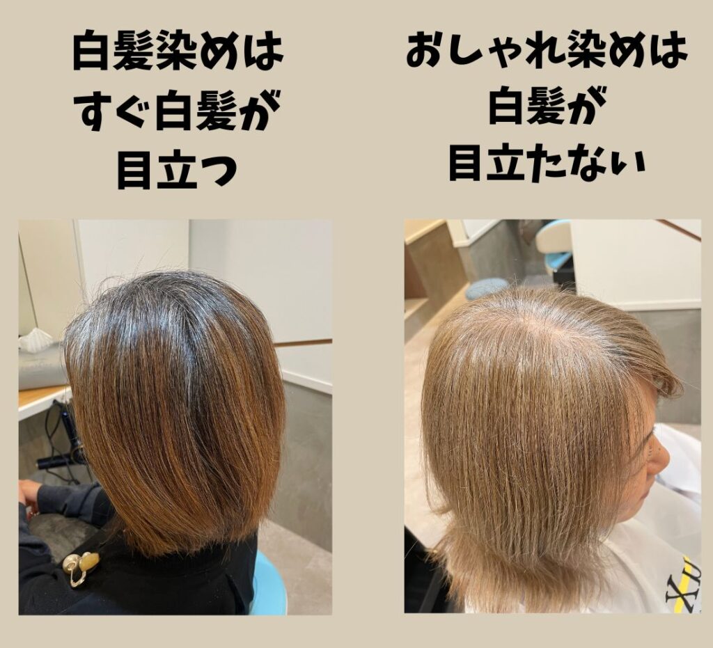 白髪染めとおしゃれ染めの違いを徹底解剖｜プロが教える失敗ゼロの選び方