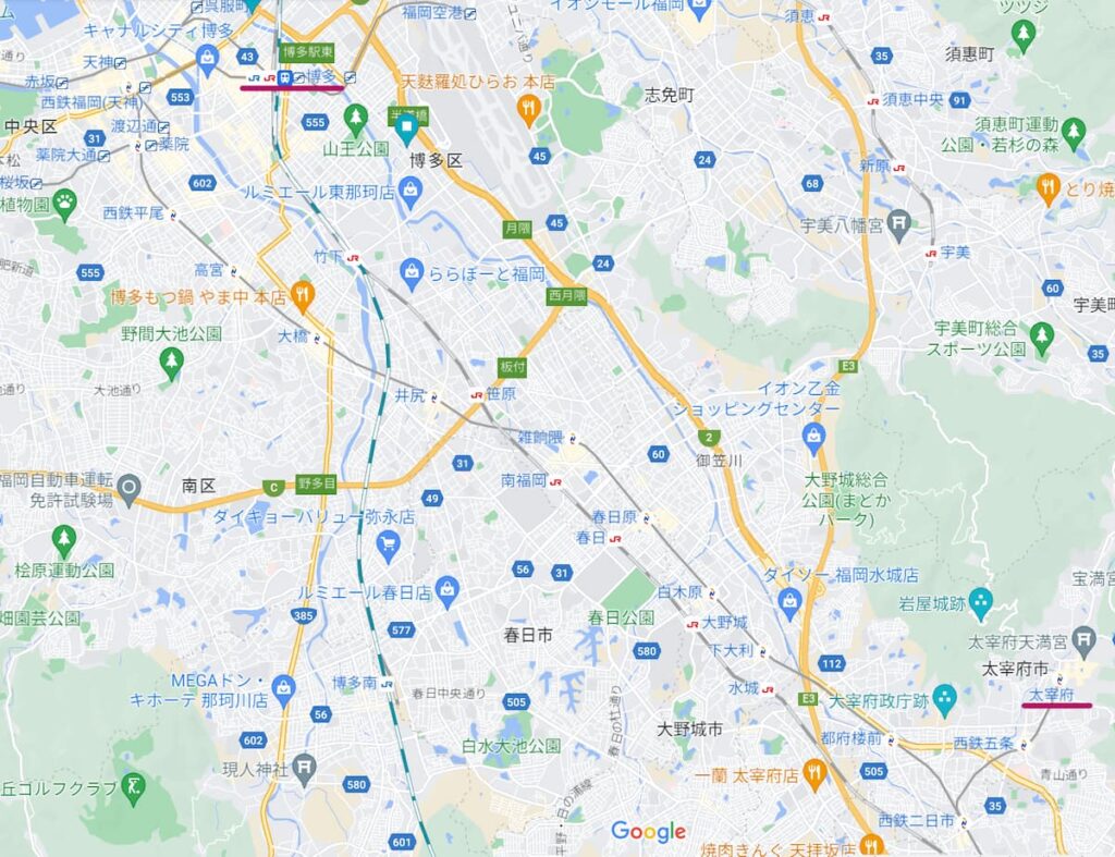 太宰府から博多駅の帰り方は？バスと電車の罠と最速ルート徹底検証