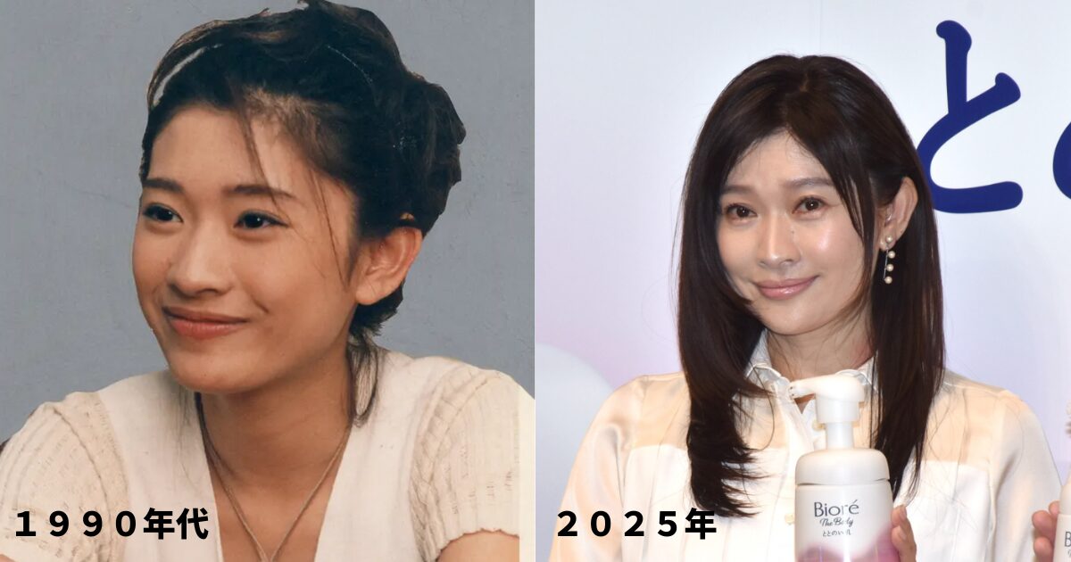 篠原涼子の若い頃に再脚光！圧巻の美貌と伝説の軌跡を徹底検証