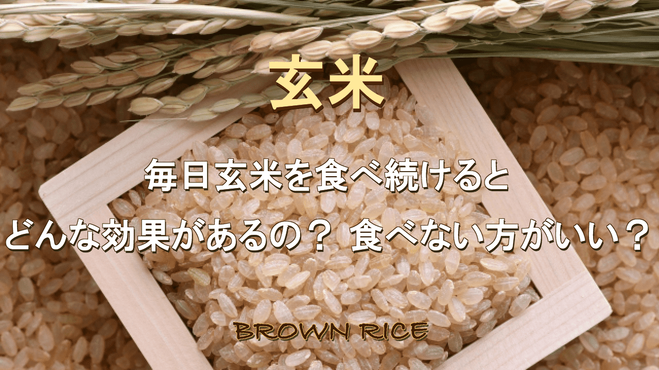 発芽玄米を食べ続けると何が起きる？便秘悪化や痩せない噂の真相と効果