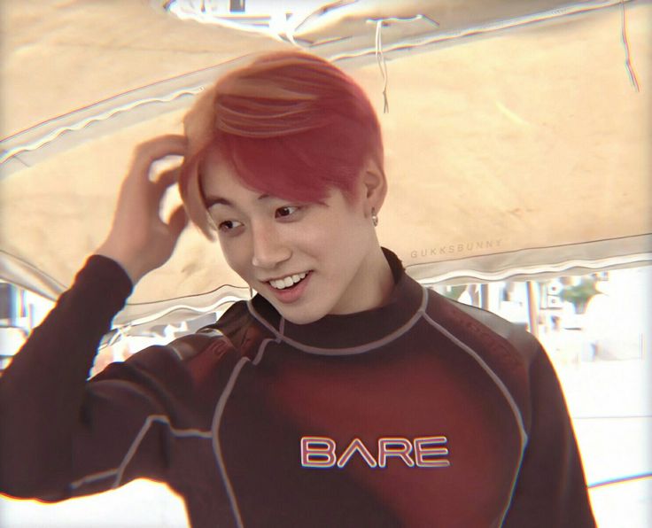 Jungkook with Half Seasoned Half Fried Hair