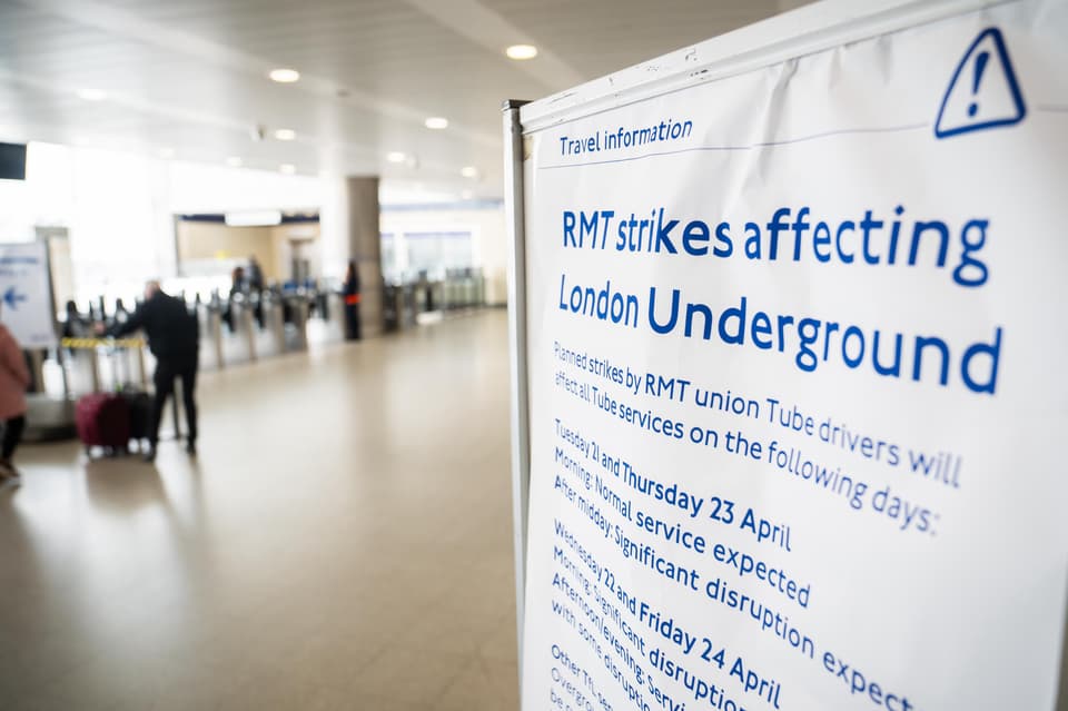 London Underground Drivers Will Strike over Four-Day Working Week Changes