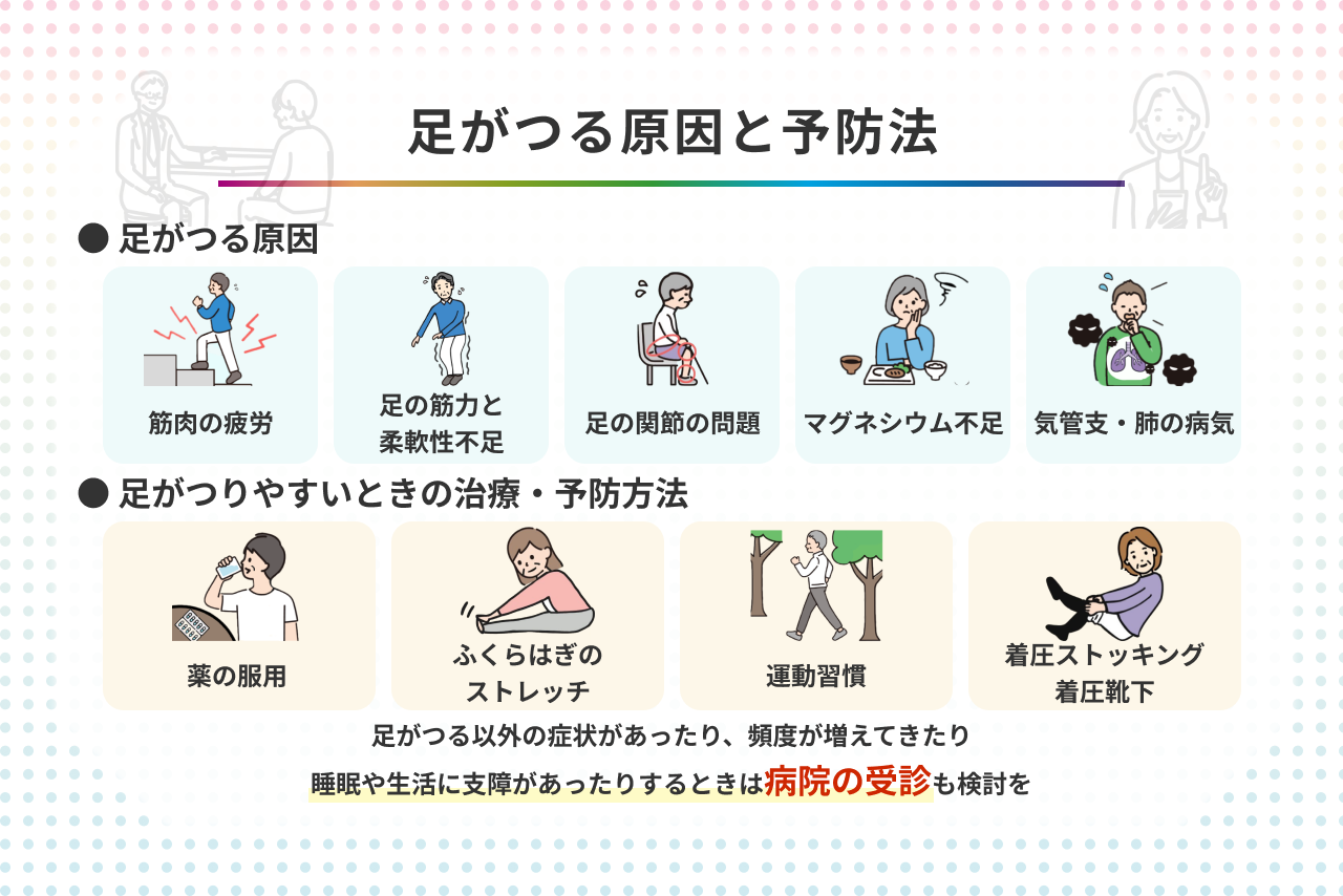 足がつるのは脳梗塞の前兆？ただのこむら返りと見分ける危険信号