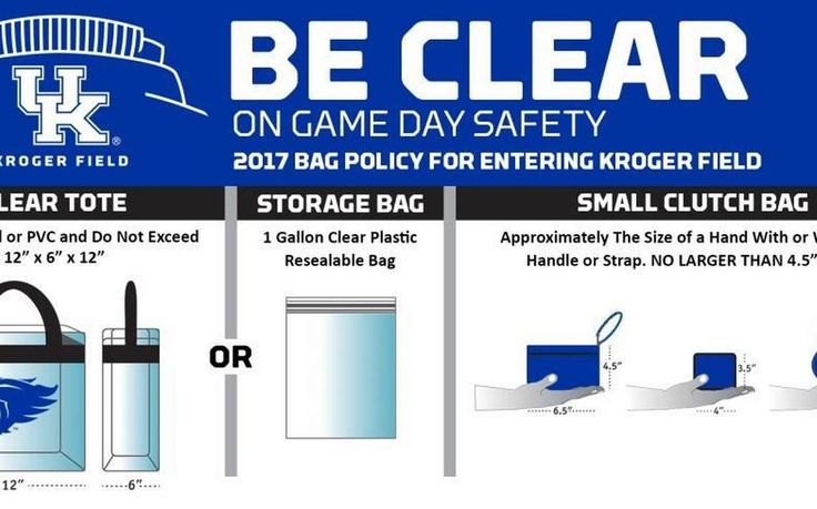 Kroger Field Bag Policy 2019