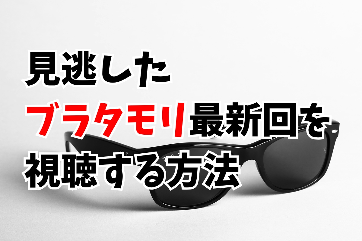 【2026】ブラタモリ再放送の日程は？見逃し配信と神回視聴法まとめ