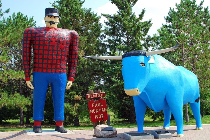 Paul Bunyan Statue Bemidji Mn