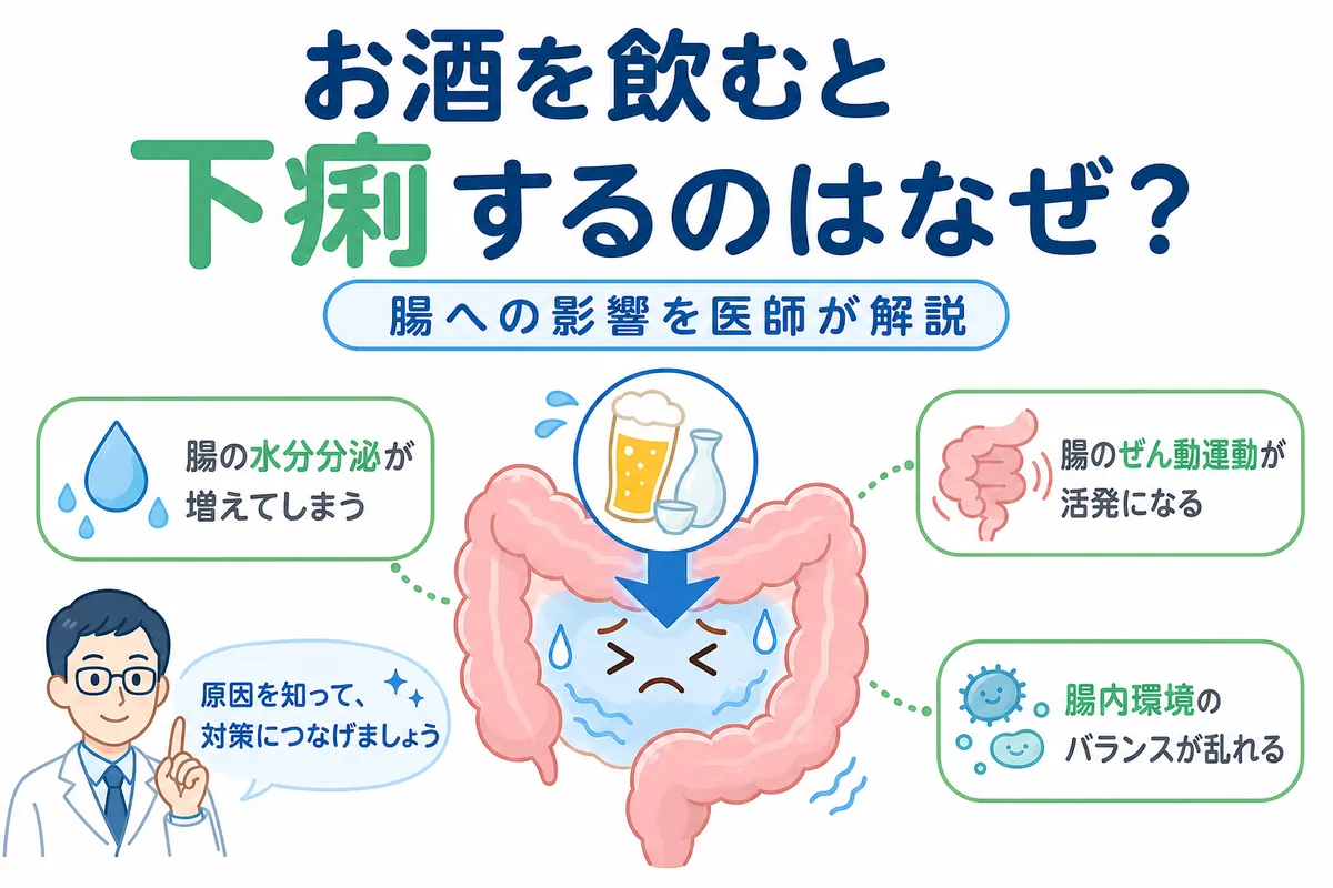アルコール軟便の真実｜飲酒翌日の下痢は腸内環境の悲鳴だった