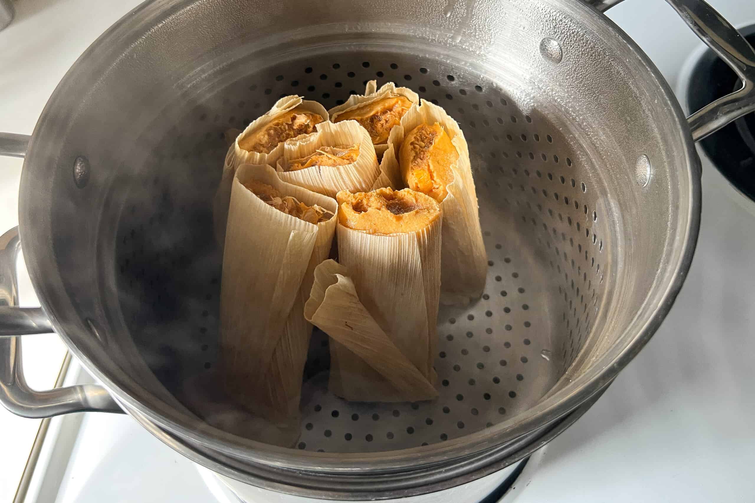 How to Steam Tamales in a Steamer