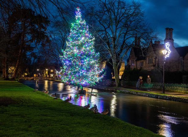 Bourton on the Water Xmas Tree