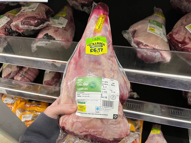 Asda Leg of Lamb Half Price