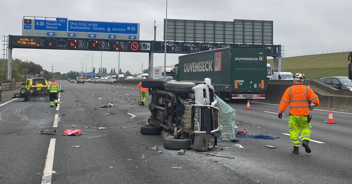 Where Is the Accident on the M25 Today