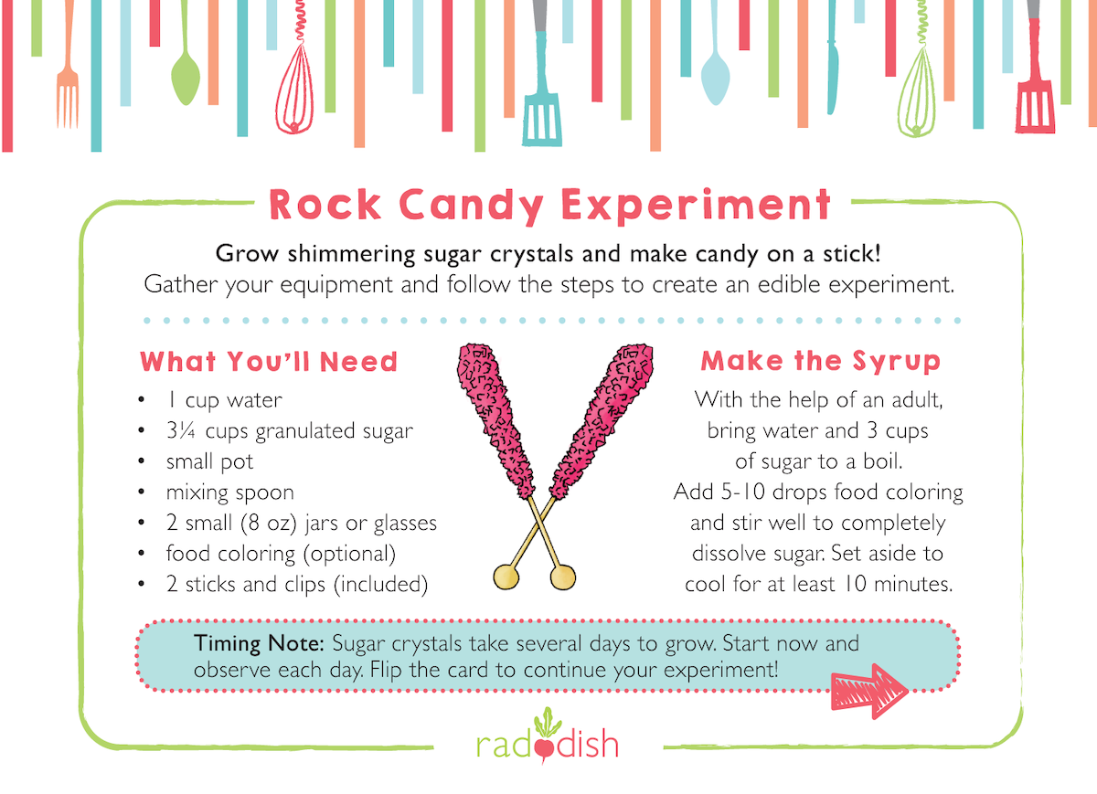 How to Make Rock Candy for a Science Project