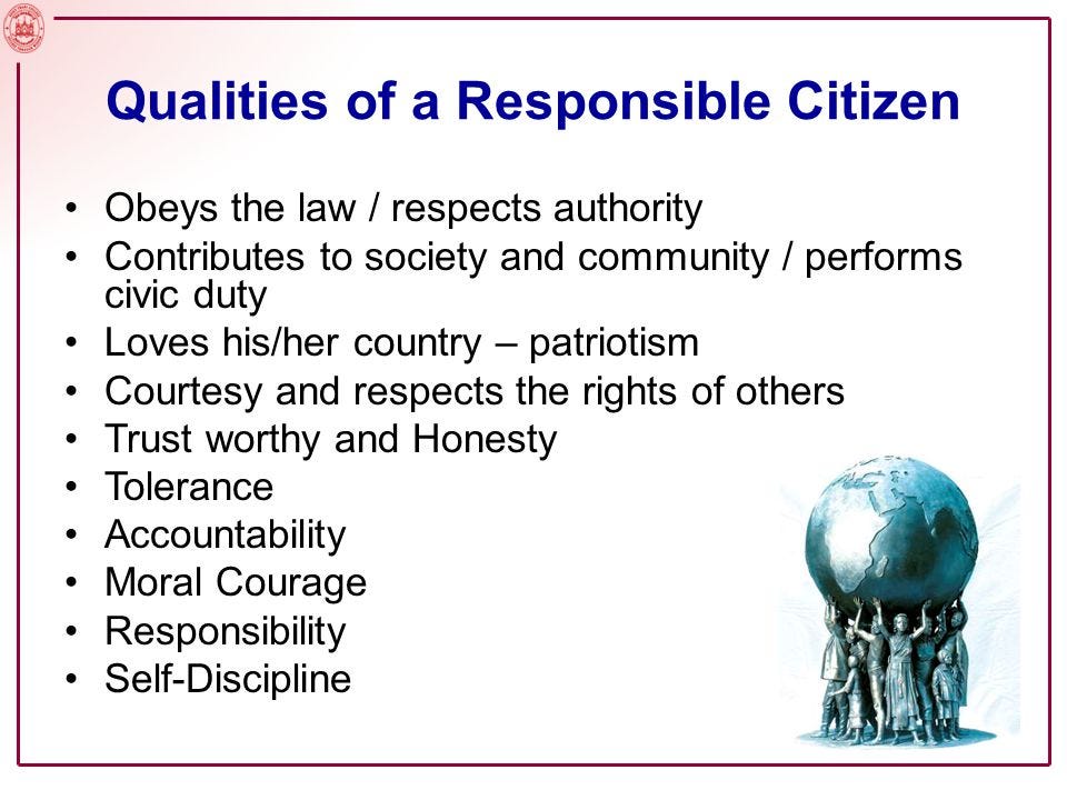 What Is the Most Important Responsibility of a Citizen
