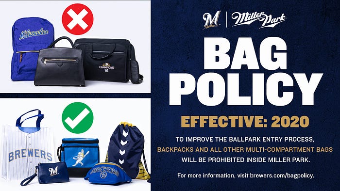Brewers Carry in Bag Policy