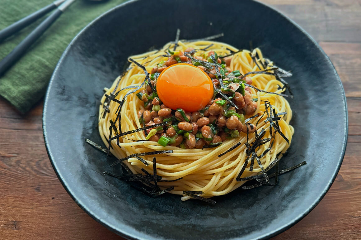 納豆パスタの卵は全卵か卵黄か？固まる失敗を防ぐ黄金比とレシピ