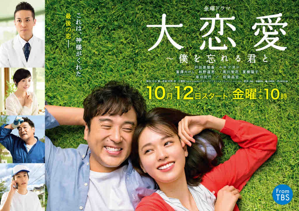 ムロツヨシと戸田恵梨香『大恋愛』の熱愛疑惑と電撃婚後の現在関係