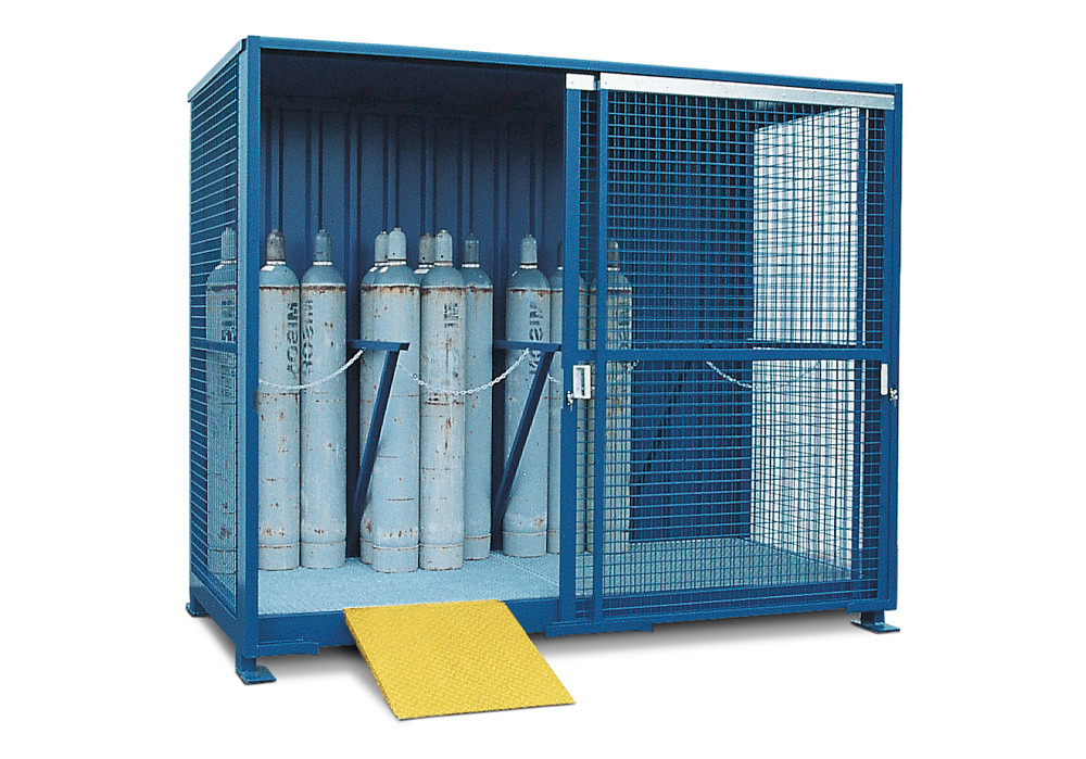 Compressed Gas Cylinder Storage Cage