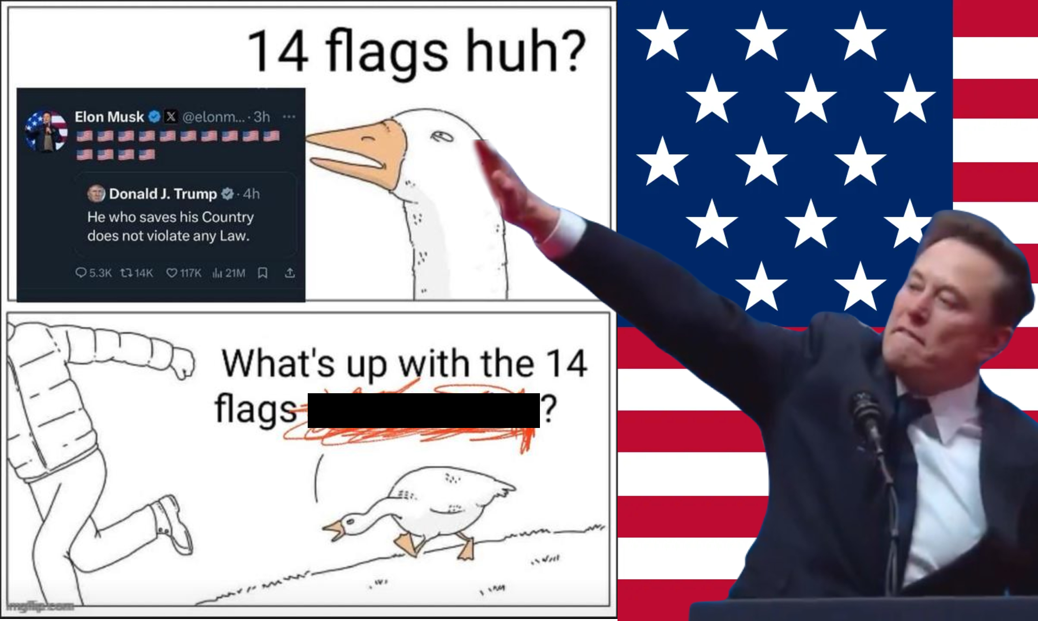 14 Flags Posted at 11 14