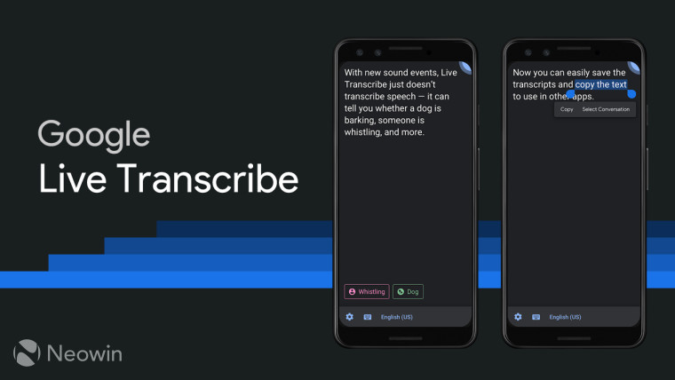 Google Live Transcribe App for Android