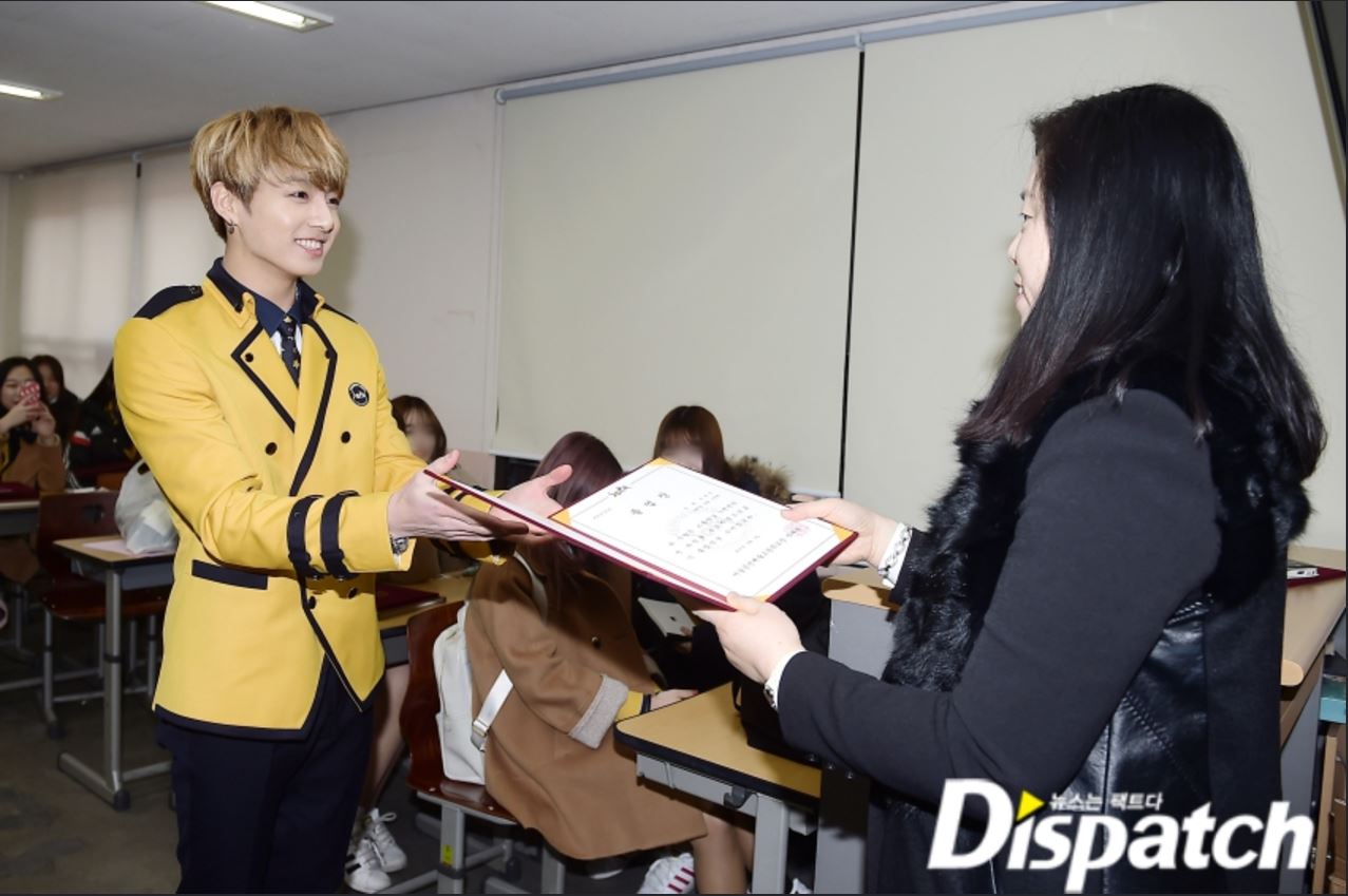 Bts Jungkook Middle School Graduation