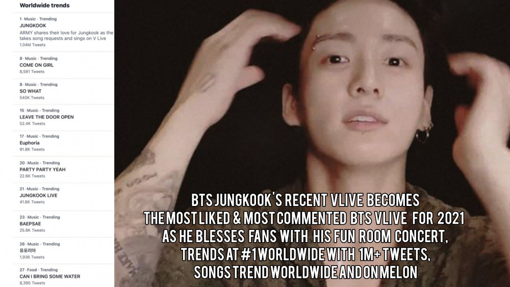 Most Liked Video on v Live