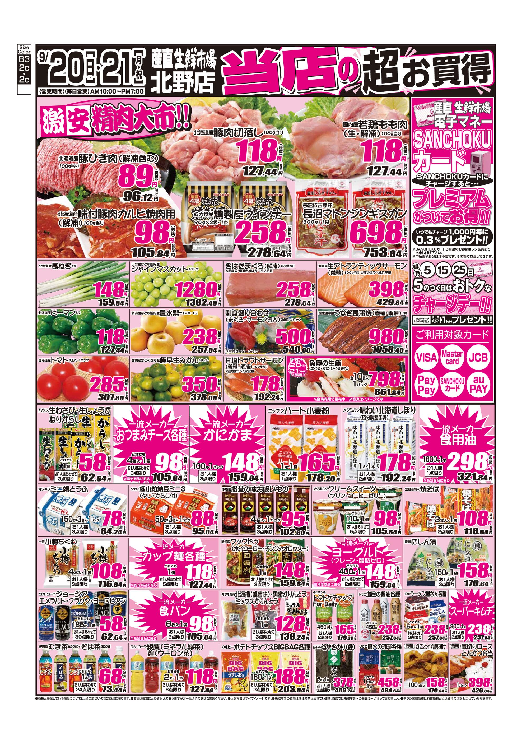 生鮮市場北野のチラシ最新攻略！特売日と目玉商品を徹底検証