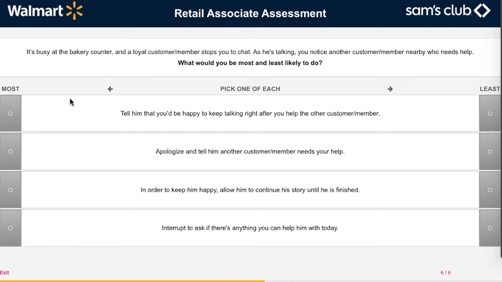How to Know If You Passed the Walmart Assessment Test