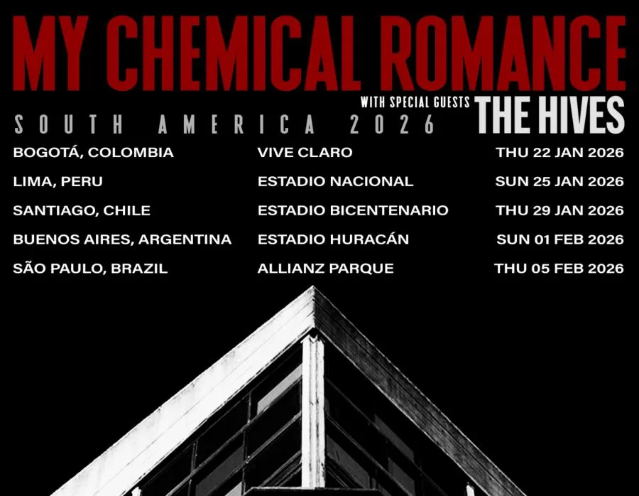 My Chemical Romance 2026 Tour Dates