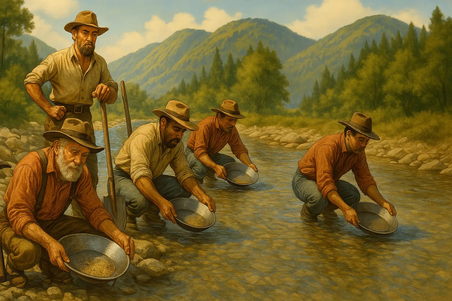 What Kinds of Environments Did the Gold Seekers Work In