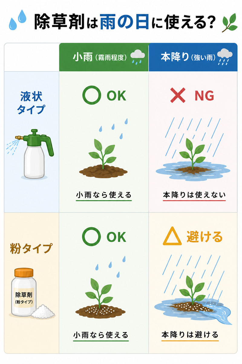 除草剤をまくタイミングで効果ゼロ？プロが明かす雨と気温の真実
