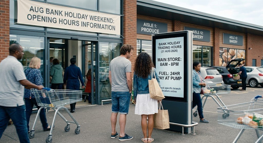 Shops Open Bank Holiday Monday Near Me
