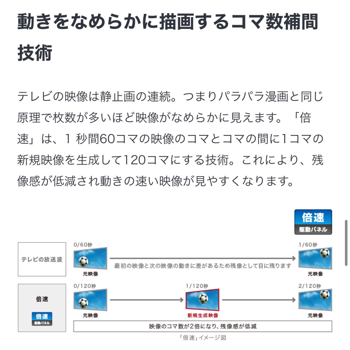 テレビの倍速機能とは？本当に必要？60Hzとの違いや後悔しない選び方を徹底解説