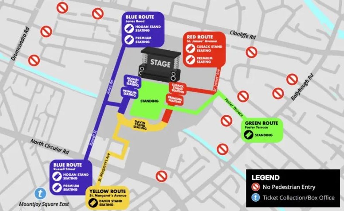 Oasis Croke Park Bag Policy