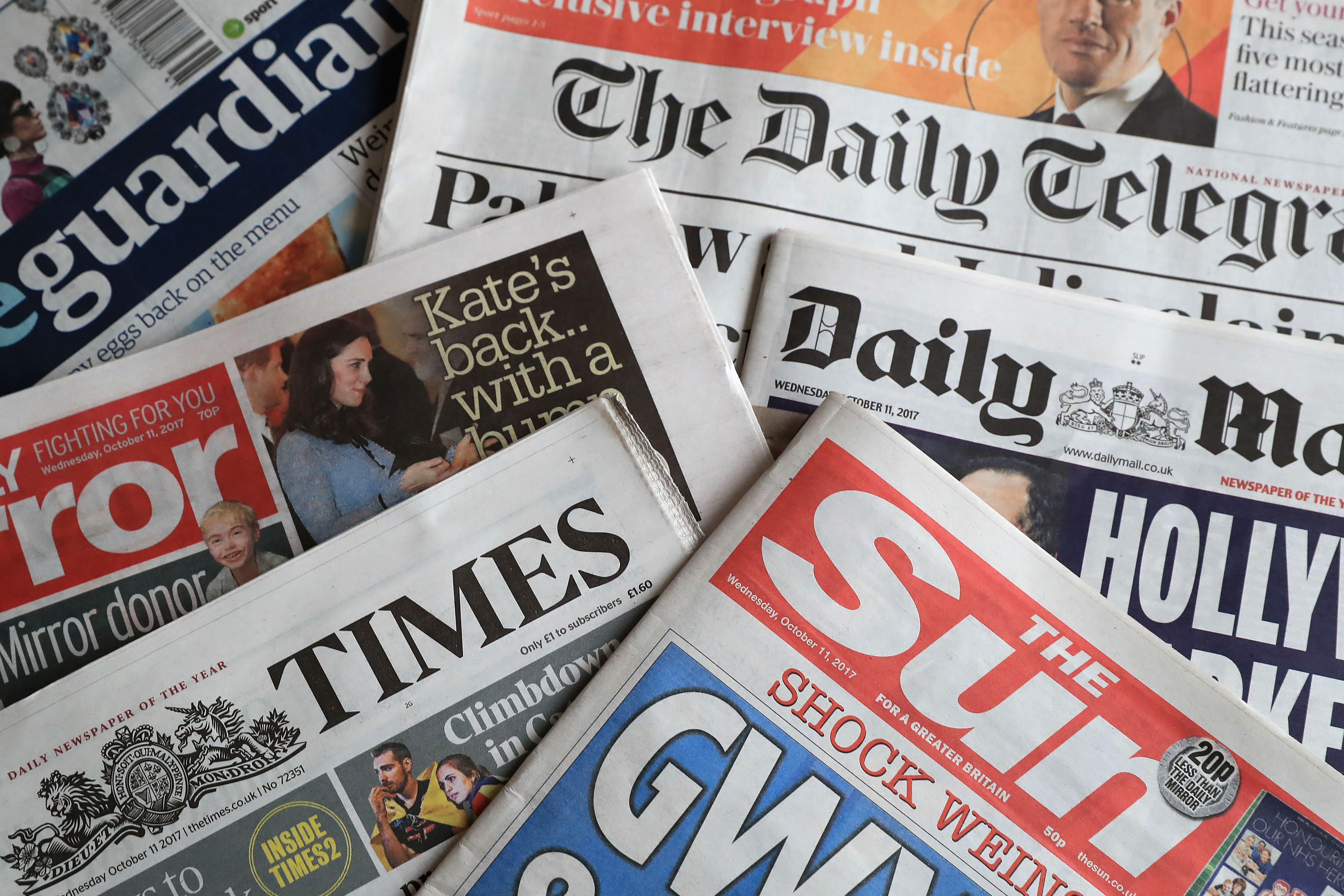 Popular British Newspapers