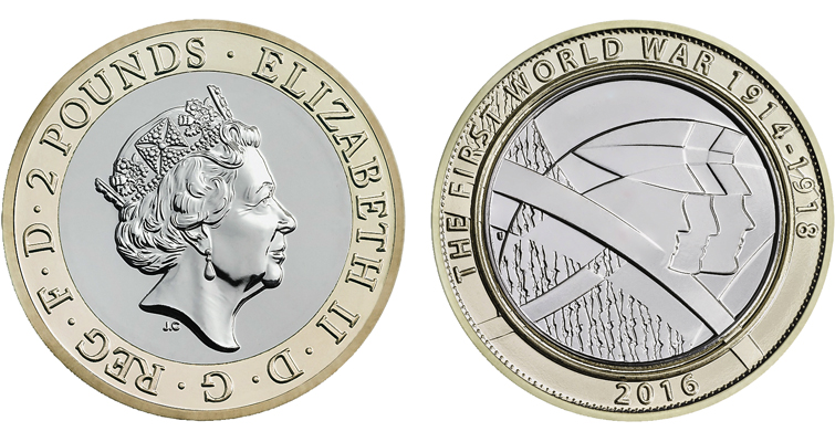 Two Pound Coin World War 1
