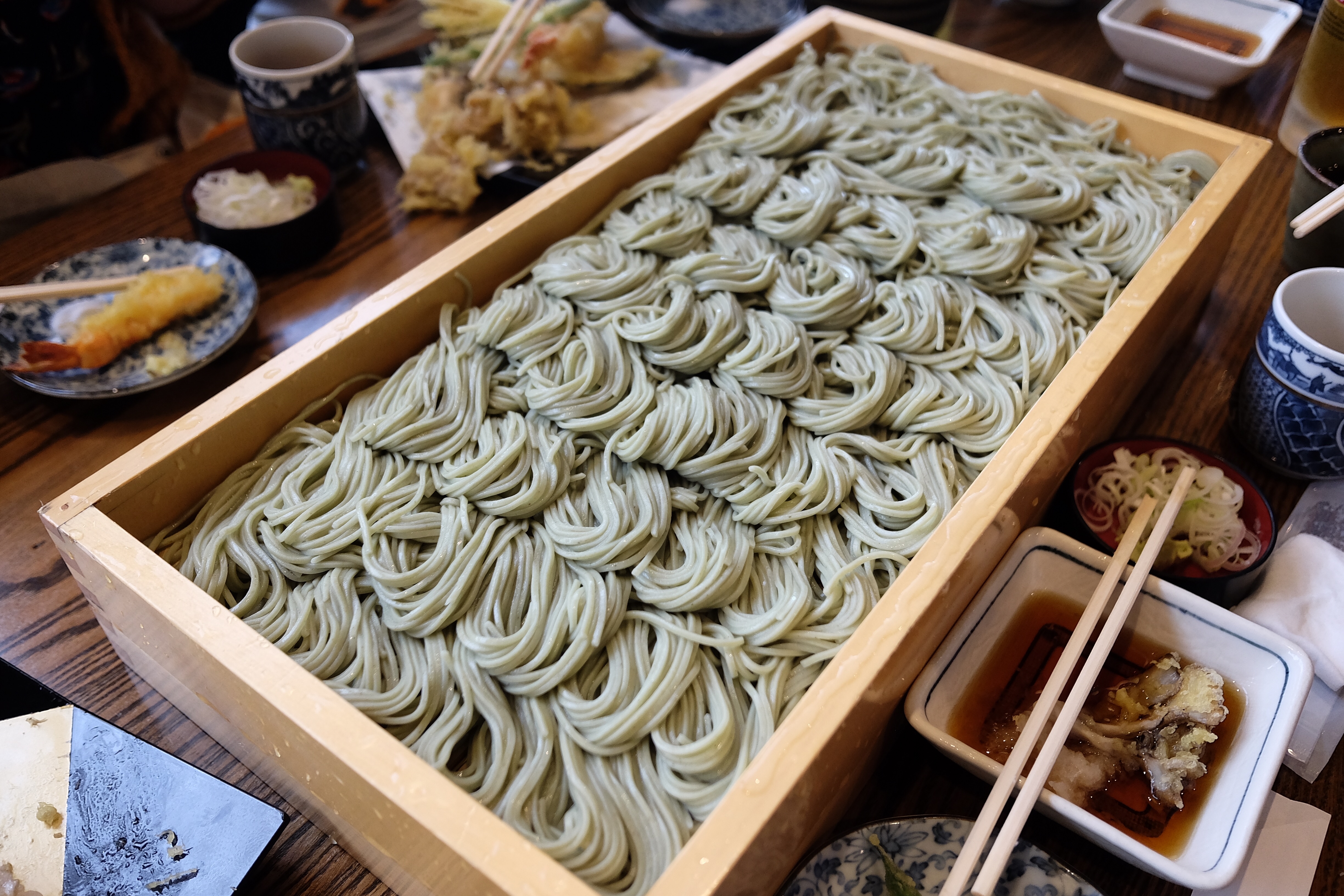 越後湯沢「そば処中野屋」へぎそば攻略！待ち時間と絶品舞茸天