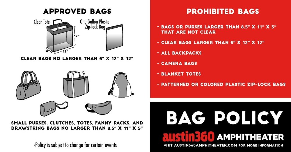 Cota Bag Policy Formula 1
