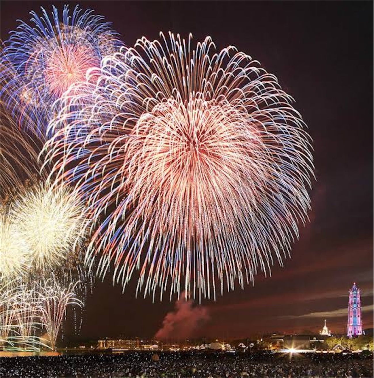 大阪でいま花火の音？今日のシークレット花火の打ち上げ場所と真相速報