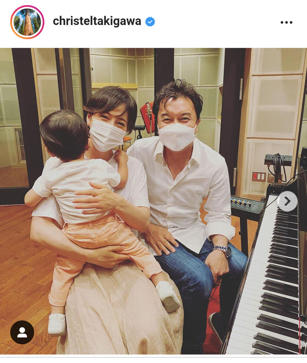滝川クリステル息子の顔画像は？インスタ話題カットと成長の真相