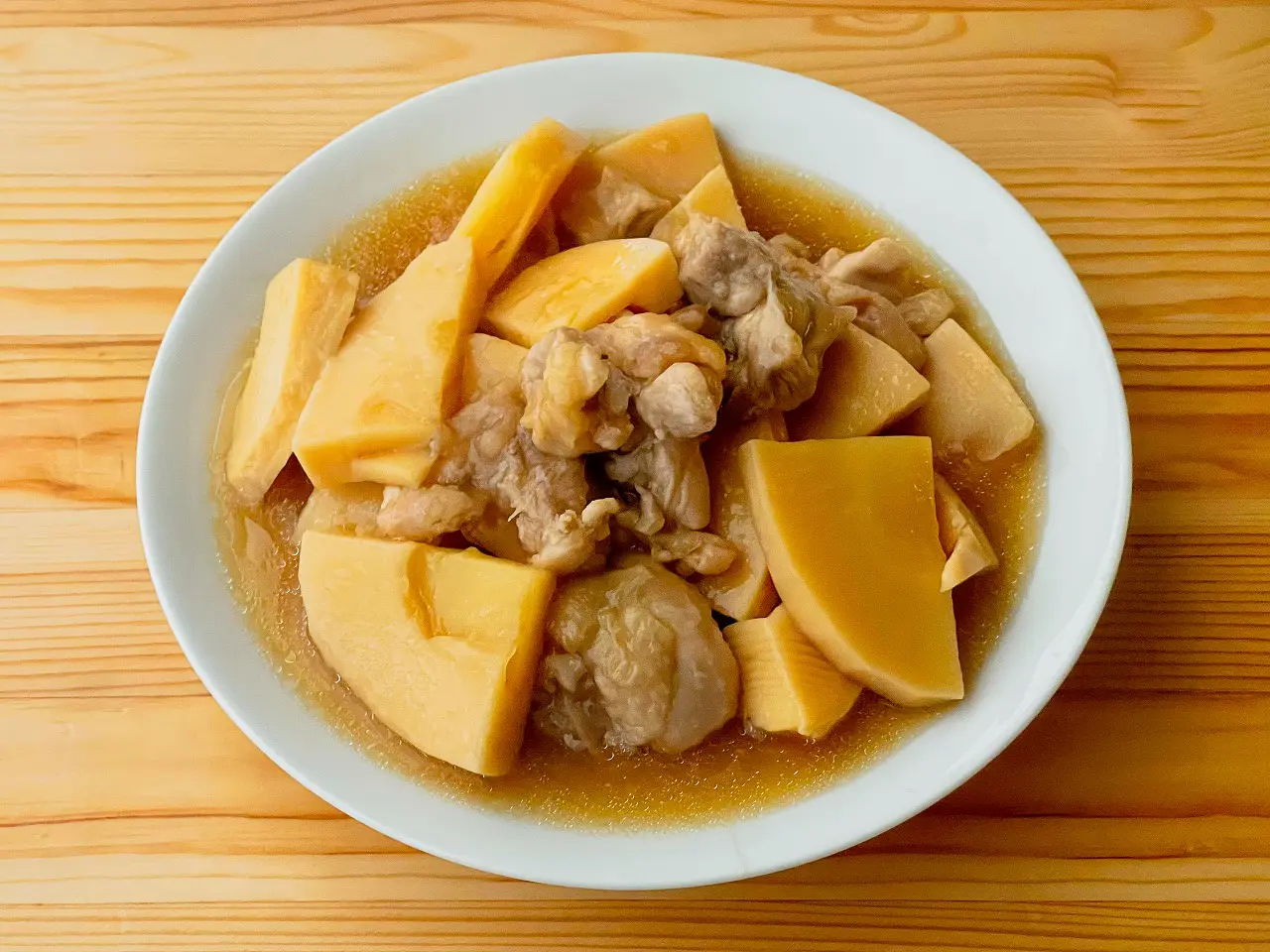 たけのこと鶏肉の煮物プロ級黄金比！パサつかず味が染みる極意