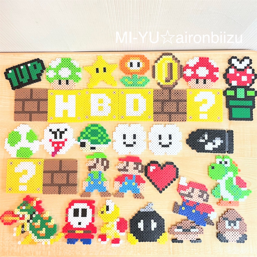 マリオのアイロンビーズ図案を攻略！2026年最新の失敗しない作り方