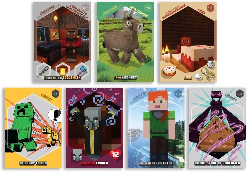 Minecraft Trading Cards List