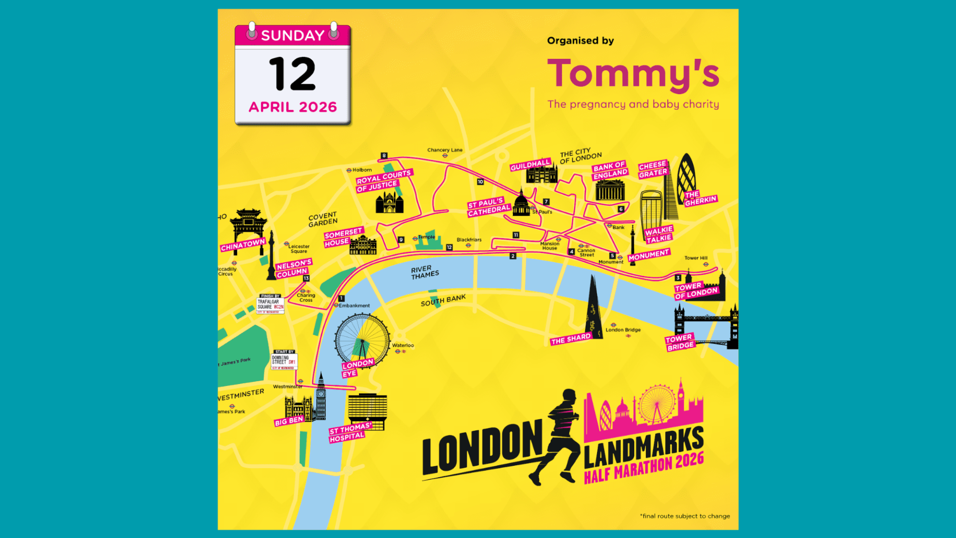 London Landmarks Half Marathon 2026 Date
