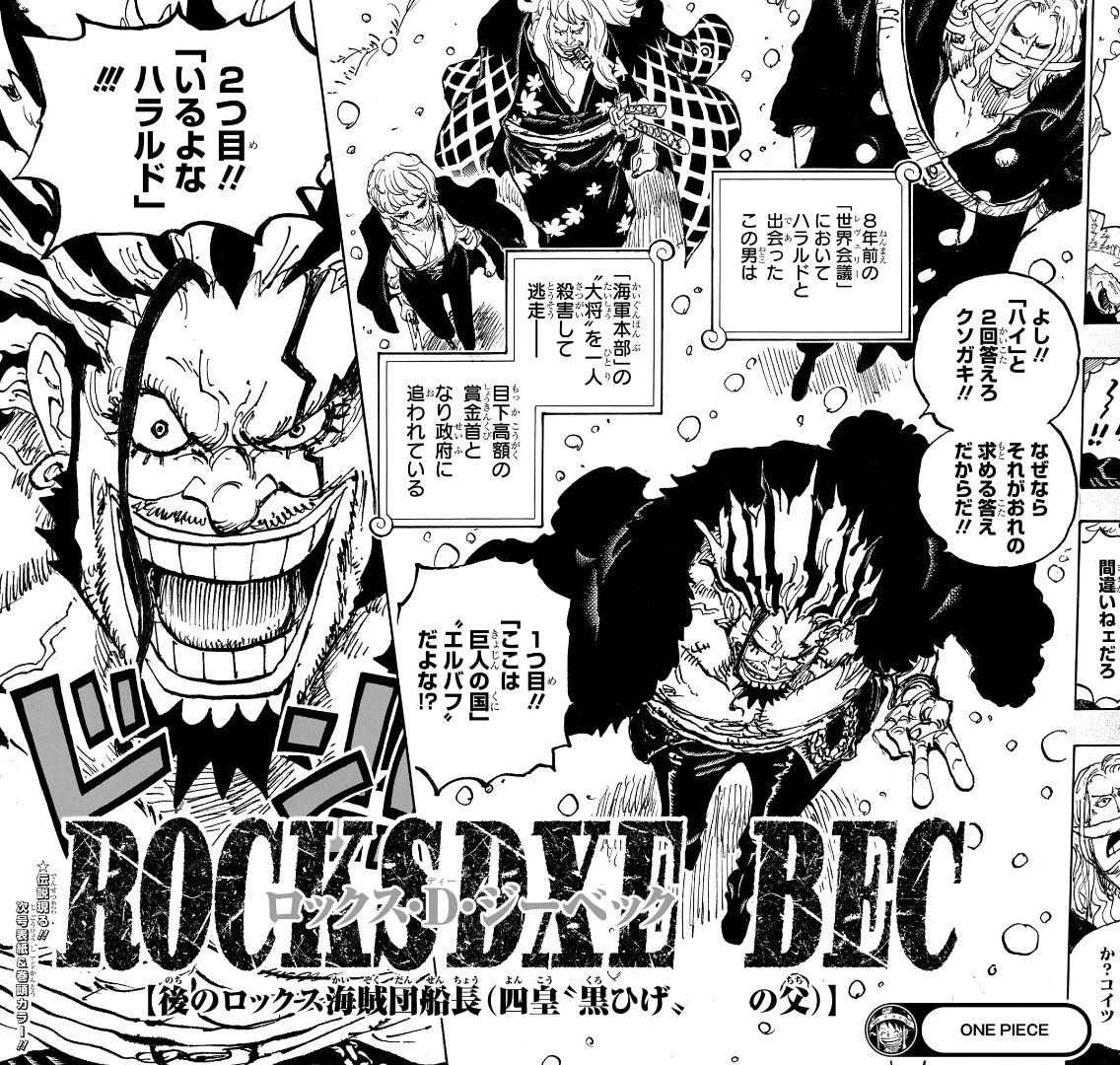 黒ひげとロックスの知られざる関係！ジーベック号とハチノスに眠る謎