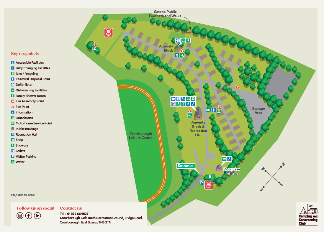 Crowborough Camping and Caravanning Club Site