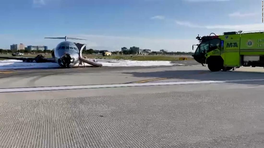 Dramatic Video Shows Boeing 767 Cargo Plane Crash off Miami Runway