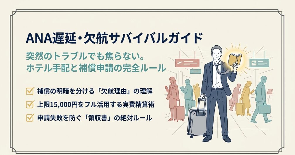 2026年最新便数・運行トラブル分析：Ana欠航時に乗客が即座に取るべき対応と補償の真実