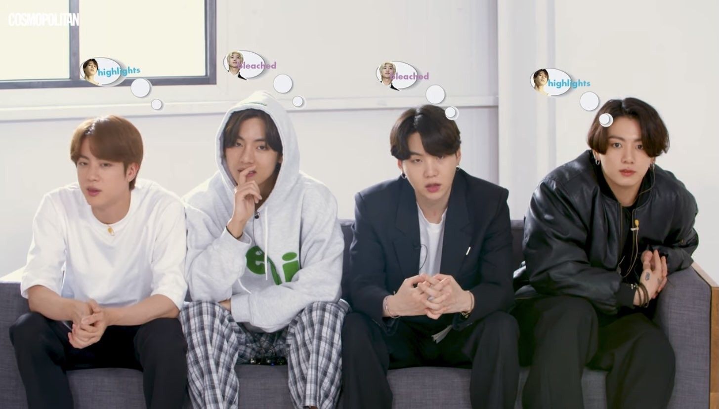 Kim Taehyung Min Yoongi and Jeon Jungkook
