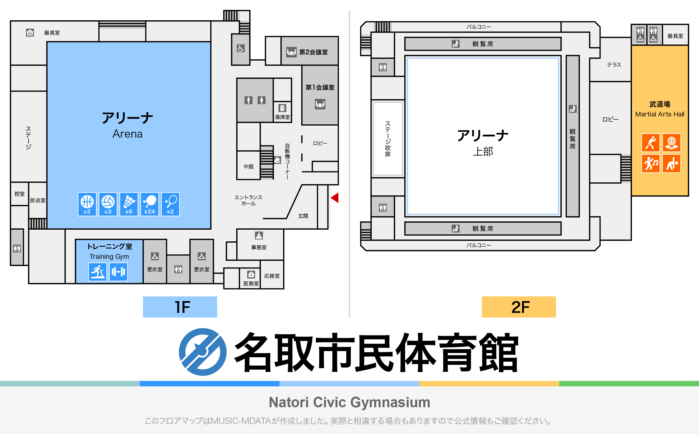 名取市民体育館の料金・予約・一般開放を完全解説！2026年最新版
