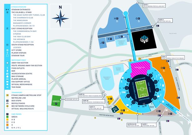 Take That Etihad Stadium Seating Plan